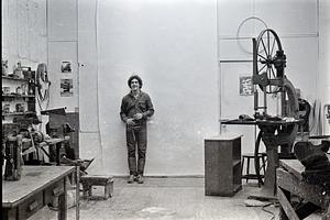 Doug Abdell in his studio