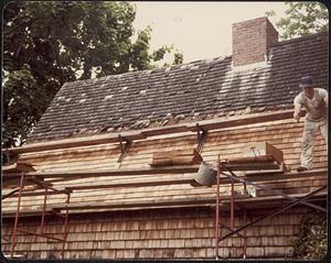 Peak House repairs (shingling)