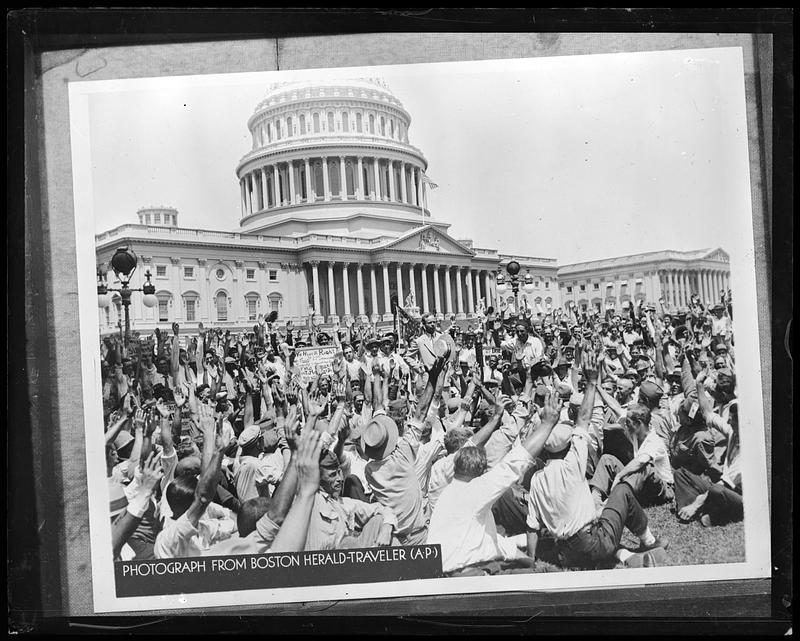 Bonus Marchers at U.S. Capitol