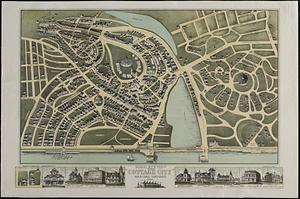 Birds eye view of the "Cottage City" Marthas Vineyard, Mass.