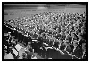 Harvard & Radcliffe Glee Clubs symphony Boulanger conducting, Symphony Hall