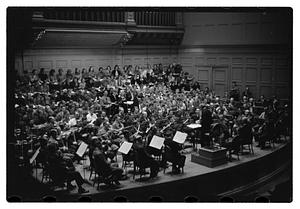 Recording "La Mer" for Victor R.C.A., Dr. K & Boston Symphony Orchestra, also recording mch.