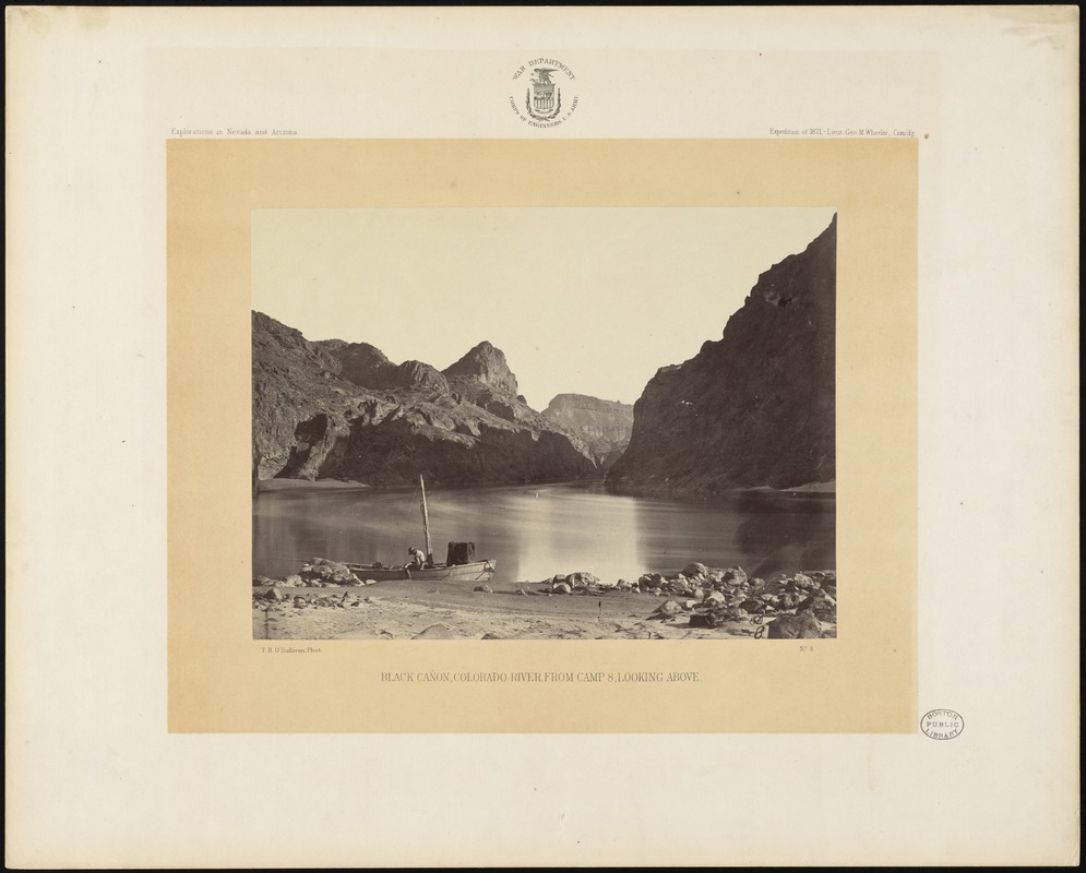 Black Cañon, Colorado River, from Camp 8, looking above