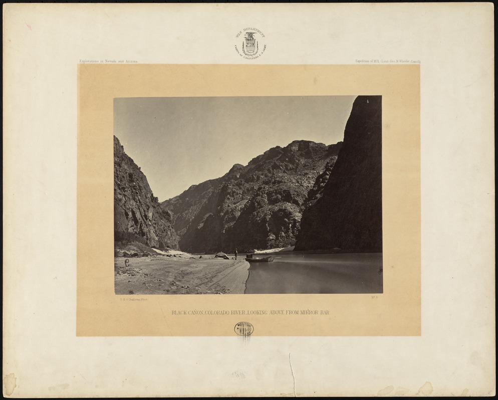 Black Cañon, Colorado River, looking above from Mirror Bar