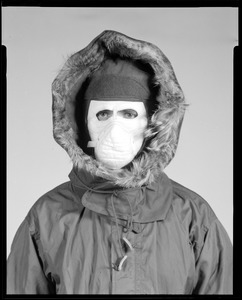 CEMEL- clothing, cold weather, headgear, w/mask + parka hood