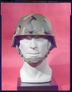 Kevlar helmet, front