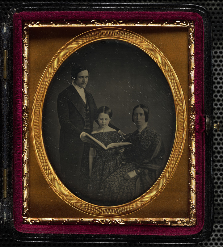 Rev. Robert C. Waterston, Helen Waterston, and Anna Cabot Lodge Quincy Waterston