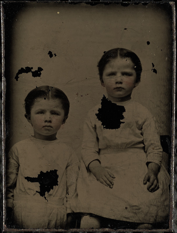 Portrait of two children