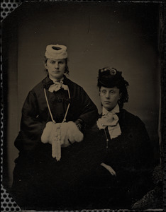 Alice E. Haley with unidentified woman