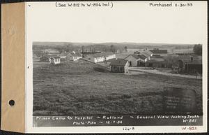 Prison Camp and Hospital, general view looking south, Rutland, Mass., Dec. 7, 1934