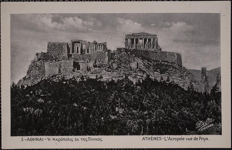 Αθηναι - Ή Άκρόπολις έκ τῆς Πνυκός
