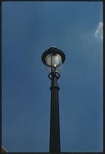 Gas street lamp, Gaslight Square, St. Louis, Missouri