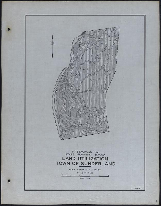 Land Utilization Town of Sunderland Digital Commonwealth
