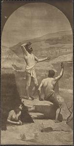 Photographic reproduction of the panel, "Astronomy," by Puvis de Chavannes, from the mural, "Muses of inspiration," Boston Public Library