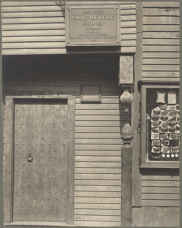 Boston, Paul Revere House, exterior, doorway