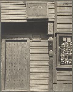 Boston, Paul Revere House, exterior, doorway