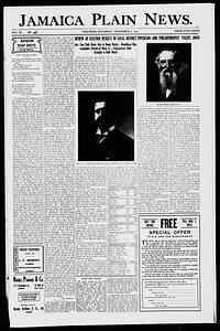 Jamaica Plain News, November 09, 1912