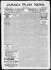 Jamaica Plain News, December 29, 1900