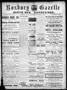 Roxbury Gazette and South End Advertiser, September 24, 1904