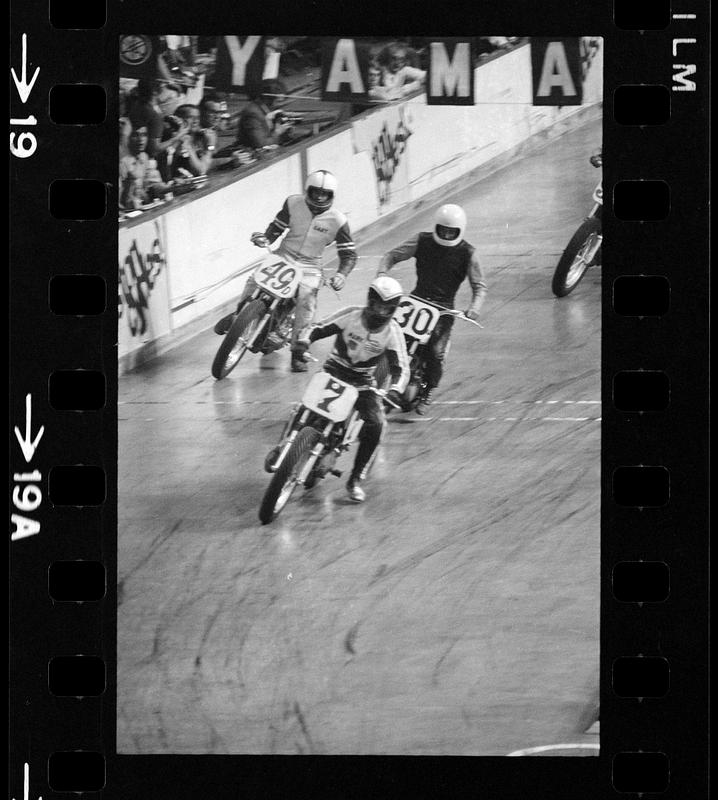 Motorcycle races at Boston Garden, Boston Digital Commonwealth