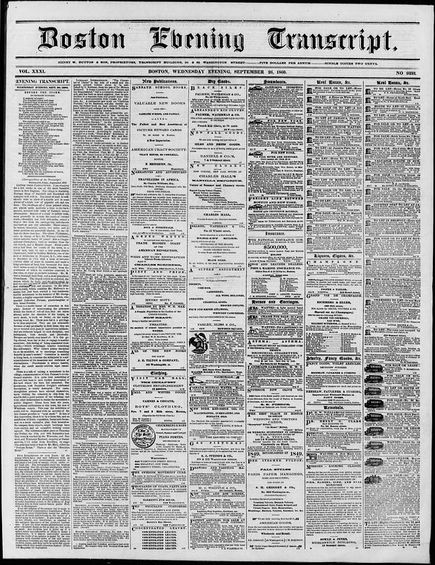 Boston Evening Transcript - Digital Commonwealth