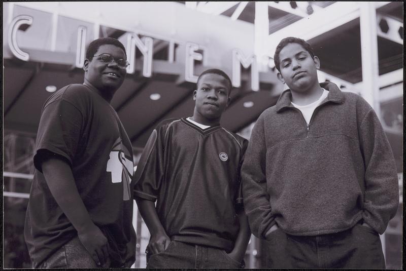 DIYDS!! crew members Vincent, Johnny and Pedro outside the movie theatre