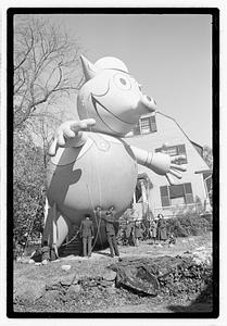 Giant pig character balloon