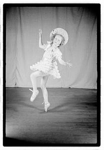 Girl ballet dancer in costume