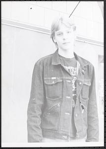 Young man looking at the camera