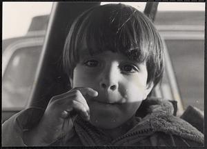 Closeup of a boy