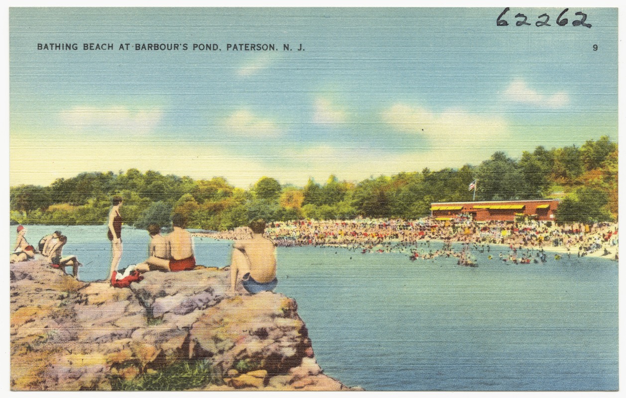 Bathing beach on Barbour's Pond, Paterson, N. J.