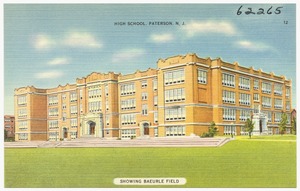 High school, Paterson, N. J., showing Baeurle Field