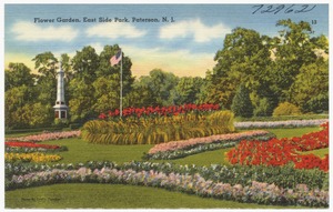 Flower garden, East Side Park, Paterson, N. J.