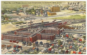 Plant no. 1 of Wright Aeronautical Corporation in Paterson, New Jersey