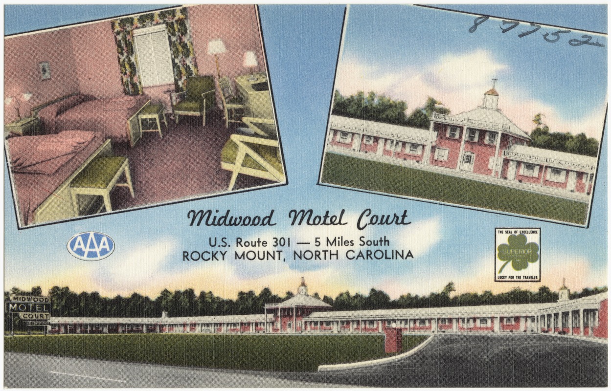 Midwood Motel Court, U.S. Route 301 -- 5 miles south, Rocky Mount, North Carolina