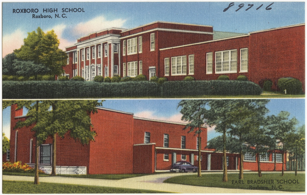 Roxboro High School, Roxboro, N. C. - Digital Commonwealth