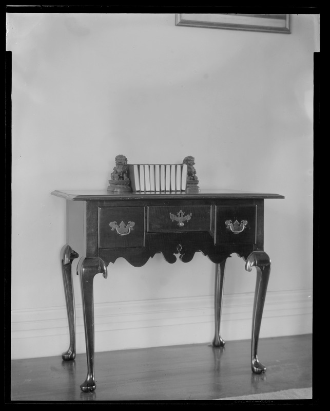 Congressman Treadway house [?]: antique table