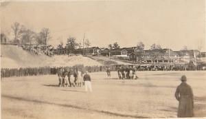 Football game at U.S. Marine base Quantico, VA