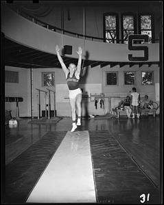 SC gymnast doing a tumbling run