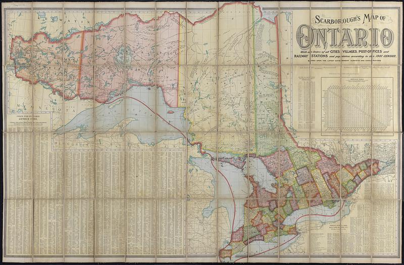 Scarborough's map of Ontario