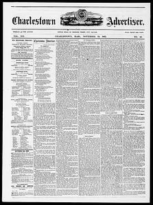Charlestown Advertiser, November 29, 1862