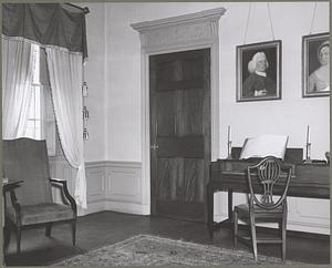 Boston, Harrison Gray Otis House (Lynde St.), interior, sitting room