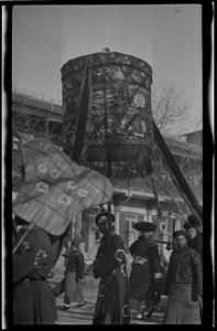 Wedding procession, Peking