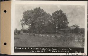 Contract No. 21, Portion of Ware-Belchertown Highway, Ware and Belchertown, Frederick E. Lincoln, house, barn and shed, Plan No. S-2, Belchertown, Mass., Jul. 13, 1931