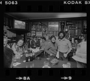 Patrons and servers at Park Lunch