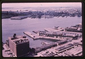 Old Quincy Mkt wharf & piers