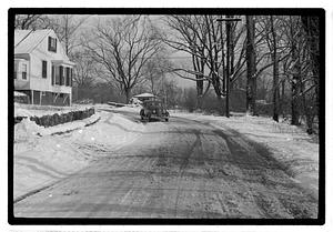 Snowy road