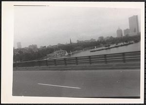 View of Community Boating center from Longfellow Bridge