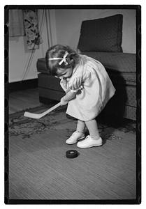 Hockey player's children