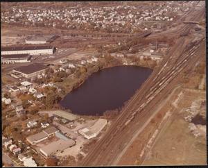 Aerial photo of Boston